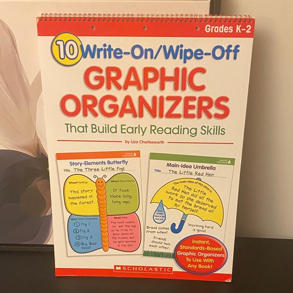 Scholastic Write-On/Wipe-Off Graphs and Organizers Set - Picture 7 of 12